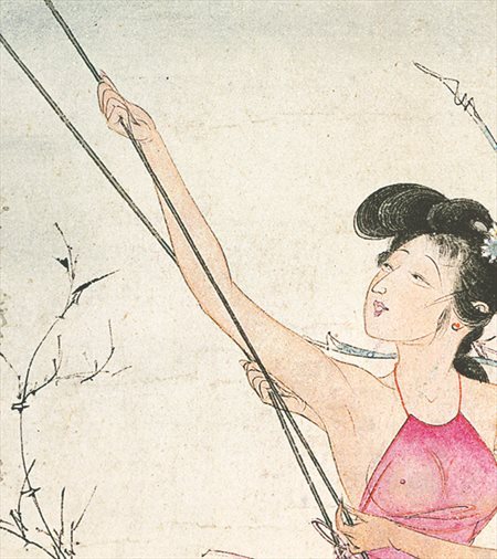 宜黄-胡也佛的仕女画和最知名的金瓶梅秘戏图